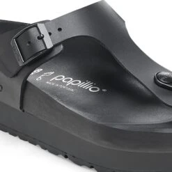 Gizeh Flex Platform Leather Black -Birkenstock Sale Store 1026874 detail 1