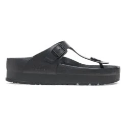 Gizeh Flex Platform Leather Black -Birkenstock Sale Store 1026874 side