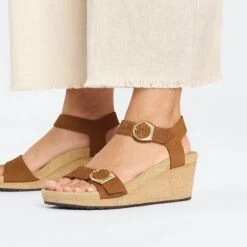 Soley Embossed Leather Burnt Orange -Birkenstock Sale Store 1026886 f closeup f