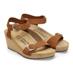Soley Embossed Leather Burnt Orange -Birkenstock Sale Store 1026886 pair