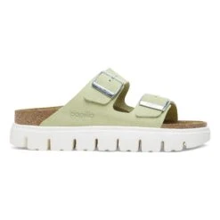 Arizona Chunky Suede Leather Faded Lime -Birkenstock Sale Store 1026888 side