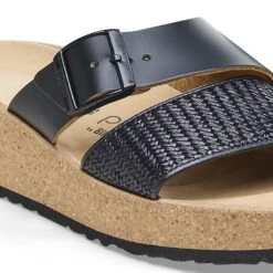 Almina Natural Leather-Synthetics Black -Birkenstock Sale Store 1026889 detail 1
