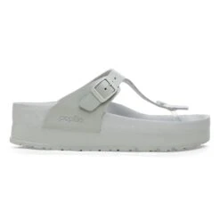 Gizeh Flex Platform Leather Mineral Gray -Birkenstock Sale Store 1026897 side