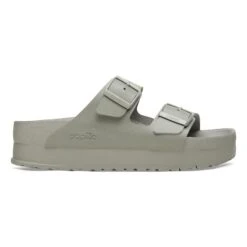 Arizona Flex Platform Leather Mineral Gray -Birkenstock Sale Store 1026913 side