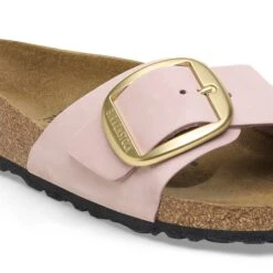 Birkenstock Madrid Big Buckle Nubuck Leather Soft Pink -Birkenstock Sale Store 1026943 detail 1