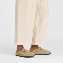 Birkenstock Boston Suede Embossed Dotted New Beige -Birkenstock Sale Store 1026948 f look f