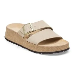 Almina Nubuck Leather Sandcastle