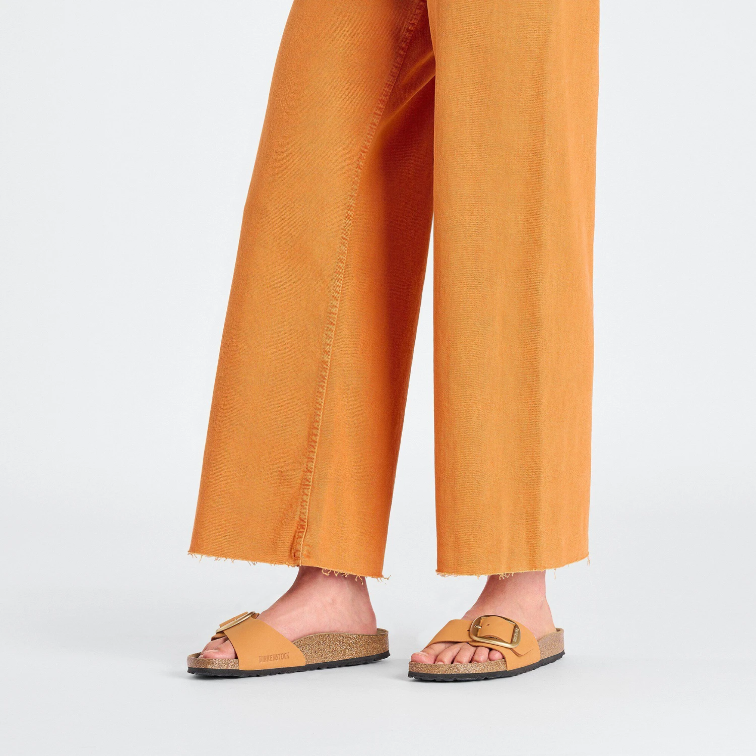 Birkenstock Madrid Big Buckle Nubuck Leather Burnt Orange 4 Birkenstock Madrid Big Buckle Nubuck Leather Burnt Orange - Image 4