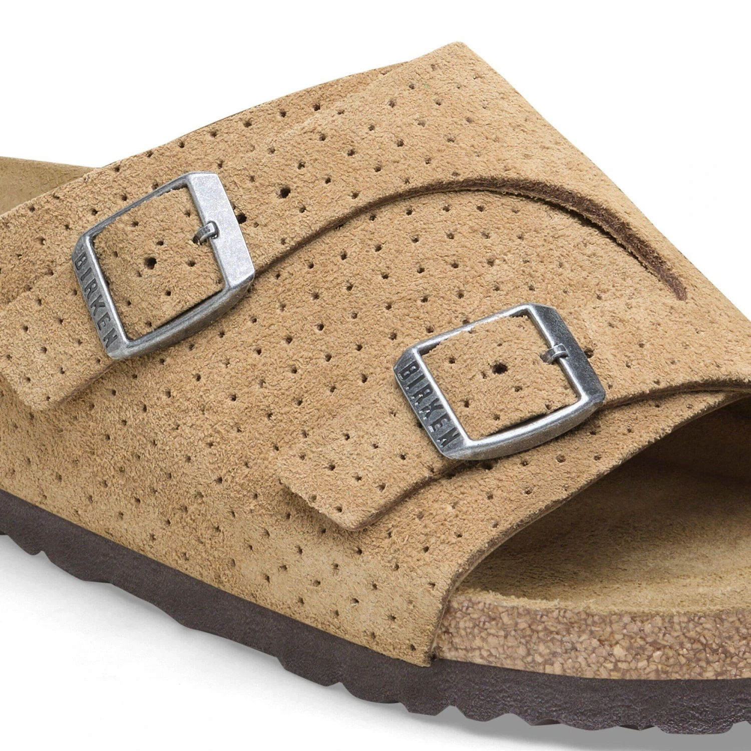 Birkenstock Zürich Suede Embossed Dotted New Beige 8 Birkenstock Zürich Suede Embossed Dotted New Beige - Image 8