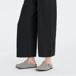 Birkenstock Boston Suede Embossed Dotted Stone Coin -Birkenstock Sale Store 1027040 f look f