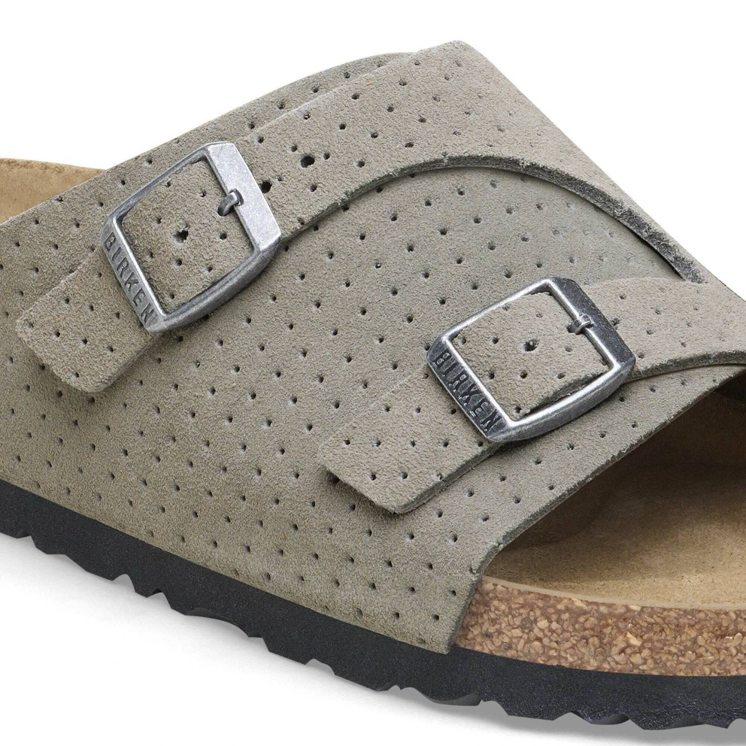 Birkenstock Zürich Suede Embossed Dotted Stone Coin 5 Birkenstock Zürich Suede Embossed Dotted Stone Coin - Image 5