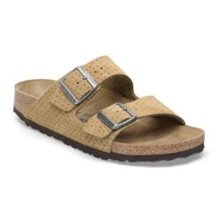 Birkenstock Arizona Suede Embossed New Beige