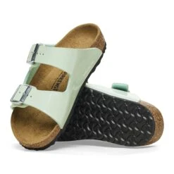 Birkenstock Arizona Kids Birko-Flor Patent Patent Surf Green -Birkenstock Sale Store 1027096 sole