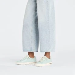 Birkenstock Bend Low Leather Surf Green -Birkenstock Sale Store 1027292 f look f