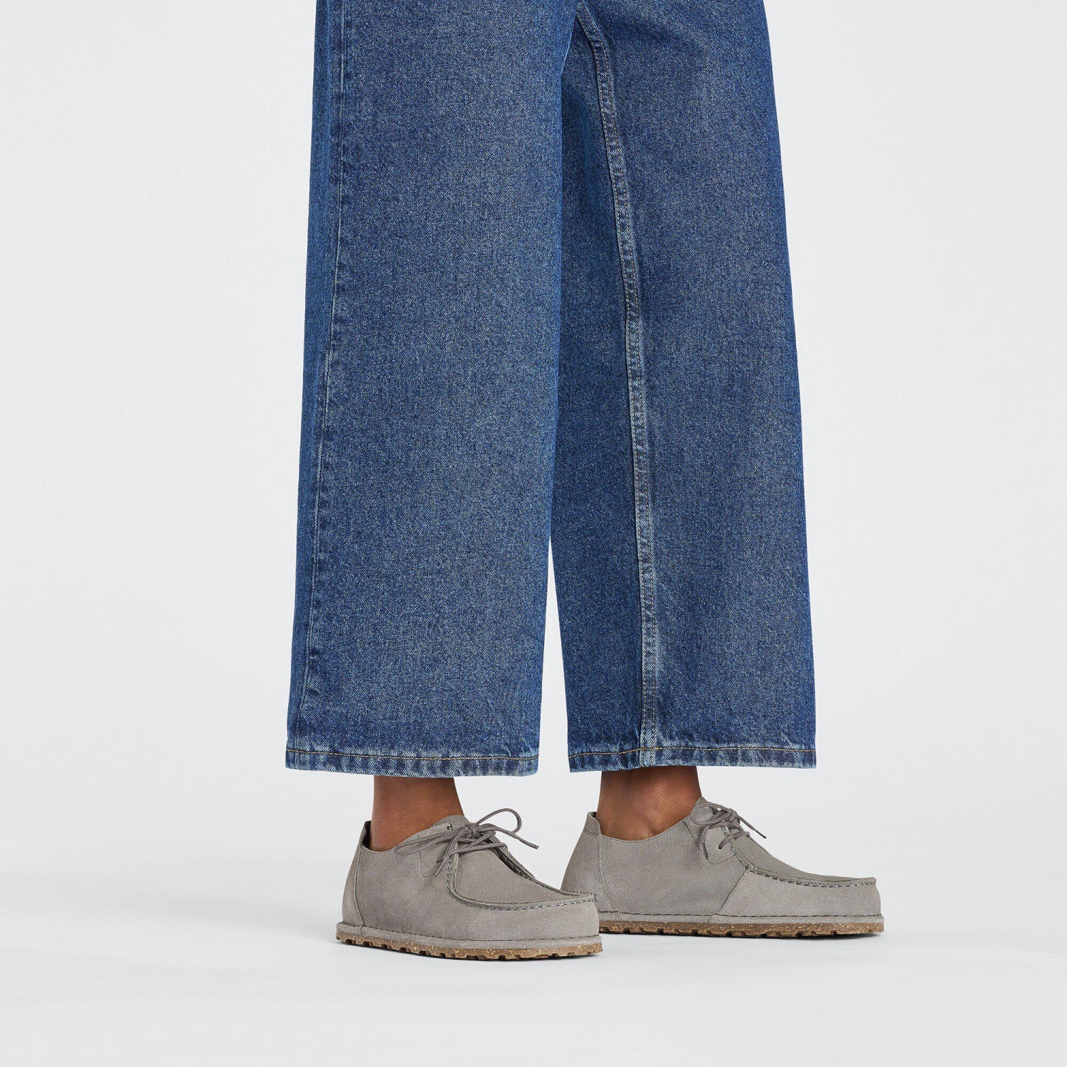 Birkenstock Utti Lace Suede Leather Whale Gray 6 Birkenstock Utti Lace Suede Leather Whale Gray - Image 6