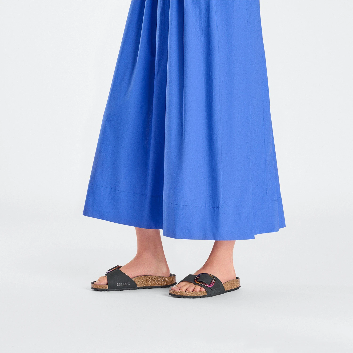 Birkenstock Madrid Big Buckle Nubuck Leather Black 8 Birkenstock Madrid Big Buckle Nubuck Leather Black - Image 8