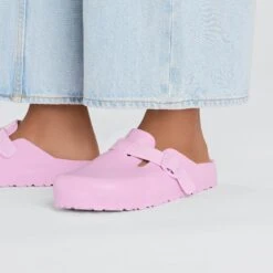 Birkenstock Boston Essentials EVA Fondant Pink -Birkenstock Sale Store 1027375 f closeup f