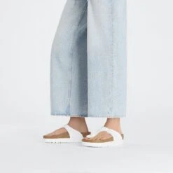 Gizeh Flex Platform Birko-Flor White 11 Gizeh Flex Platform Birko-Flor White -Birkenstock Sale Store 1027396 f look f