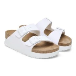Arizona Flex Platform Birko-Flor White -Birkenstock Sale Store 1027416 pair