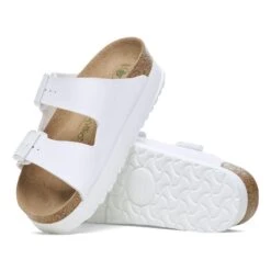 Arizona Flex Platform Birko-Flor White -Birkenstock Sale Store 1027416 sole