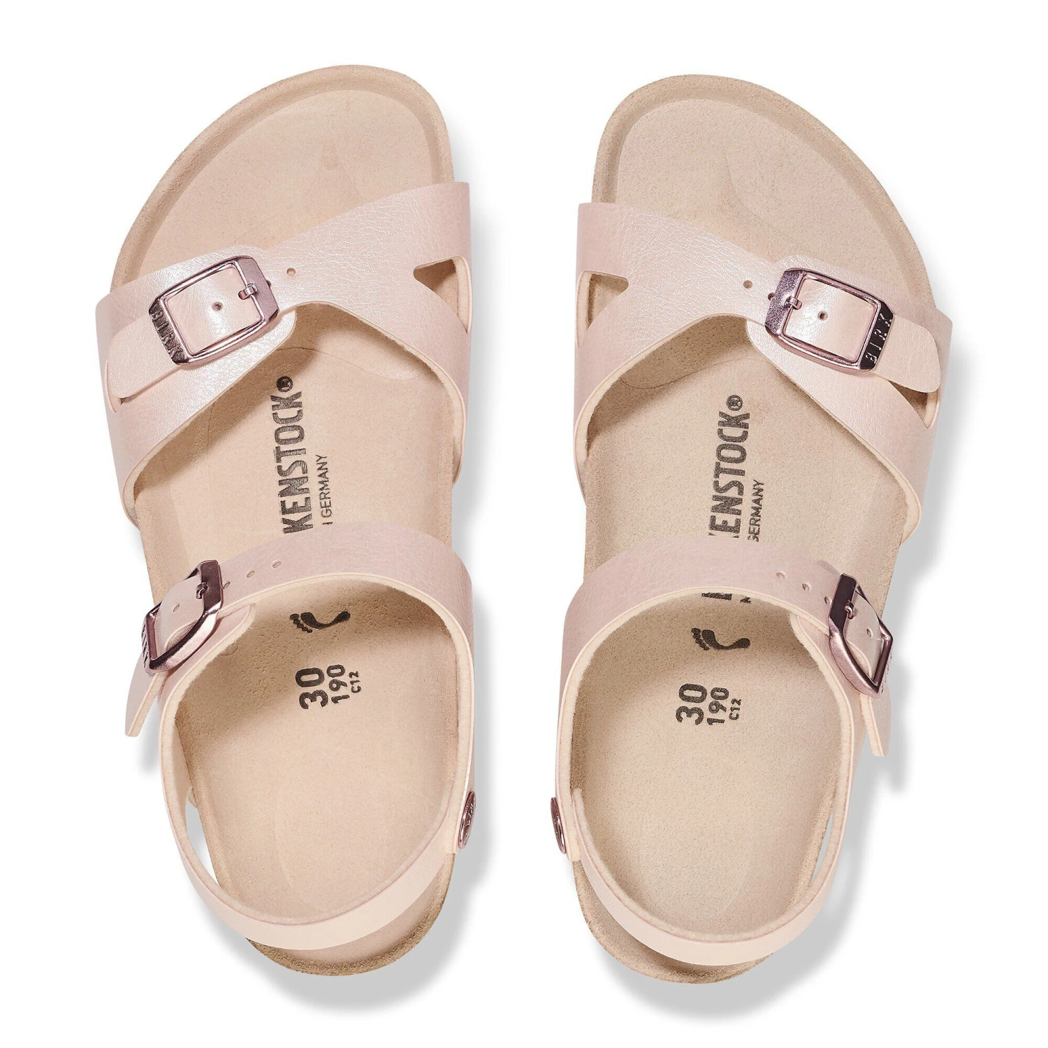 Birkenstock Rio Kids Birko-Flor Graceful Light Rose 2 Birkenstock Rio Kids Birko-Flor Graceful Light Rose - Image 2