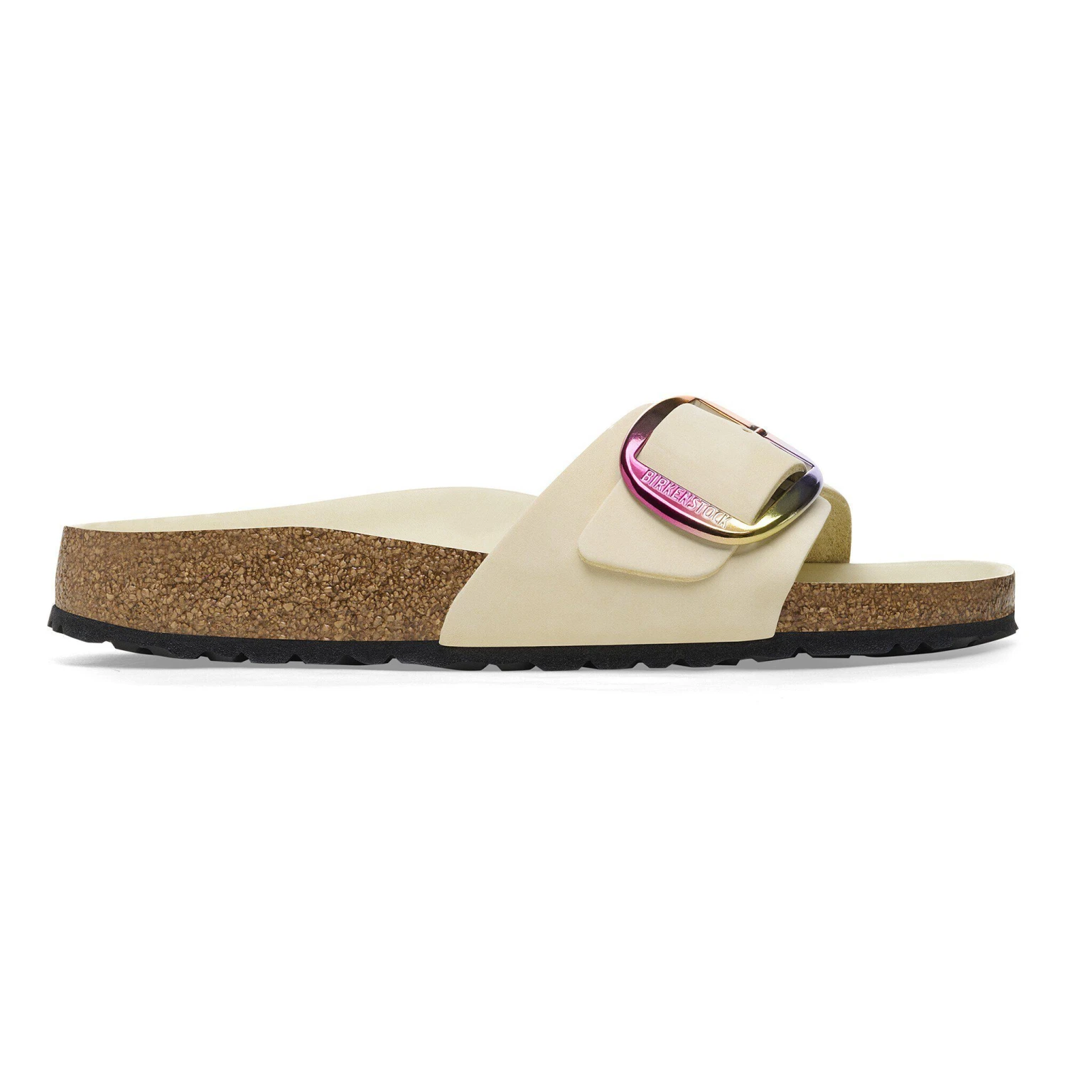 Birkenstock Madrid Big Buckle Nubuck Leather Ecru 3 Birkenstock Madrid Big Buckle Nubuck Leather Ecru - Image 3