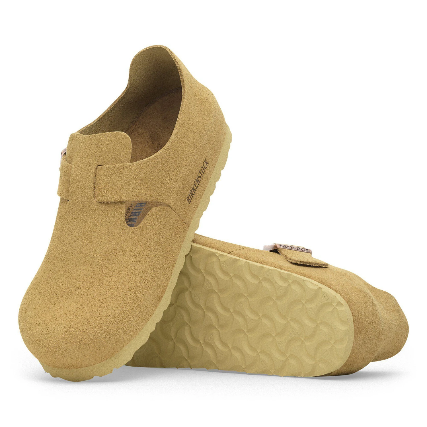 Birkenstock London Suede Leather Latte Cream 4 Birkenstock London Suede Leather Latte Cream - Image 4