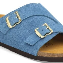 Birkenstock Zürich 1964 Suede Leather Light Blue -Birkenstock Sale Store 1027644 detail 1