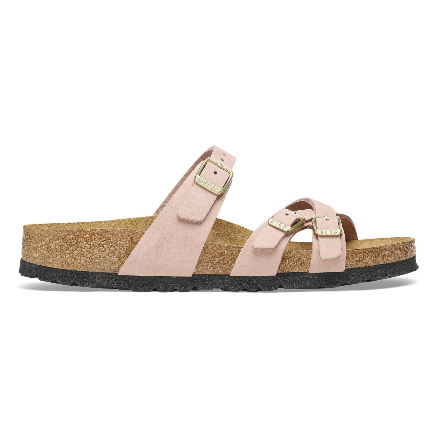 Birkenstock Franca Soft Footbed Nubuck Leather Soft Pink 3 Birkenstock Franca Soft Footbed Nubuck Leather Soft Pink - Image 3