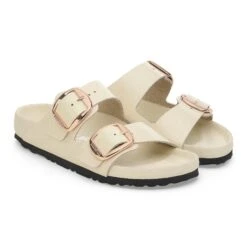 Birkenstock Arizona Big Buckle Natural Leather Patent High Shine Ecru 13 Birkenstock Arizona Big Buckle Natural Leather Patent High Shine Ecru -Birkenstock Sale Store 1027779 pair