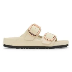 Birkenstock Arizona Big Buckle Natural Leather Patent High Shine Ecru 10 Birkenstock Arizona Big Buckle Natural Leather Patent High Shine Ecru -Birkenstock Sale Store 1027779 side