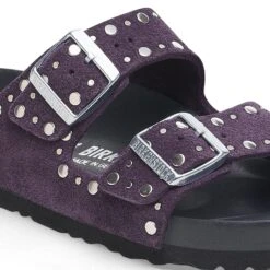 Birkenstock Arizona Rivets Suede Leather Acai 15 Birkenstock Arizona Rivets Suede Leather Acai -Birkenstock Sale Store 1027839 detail 1