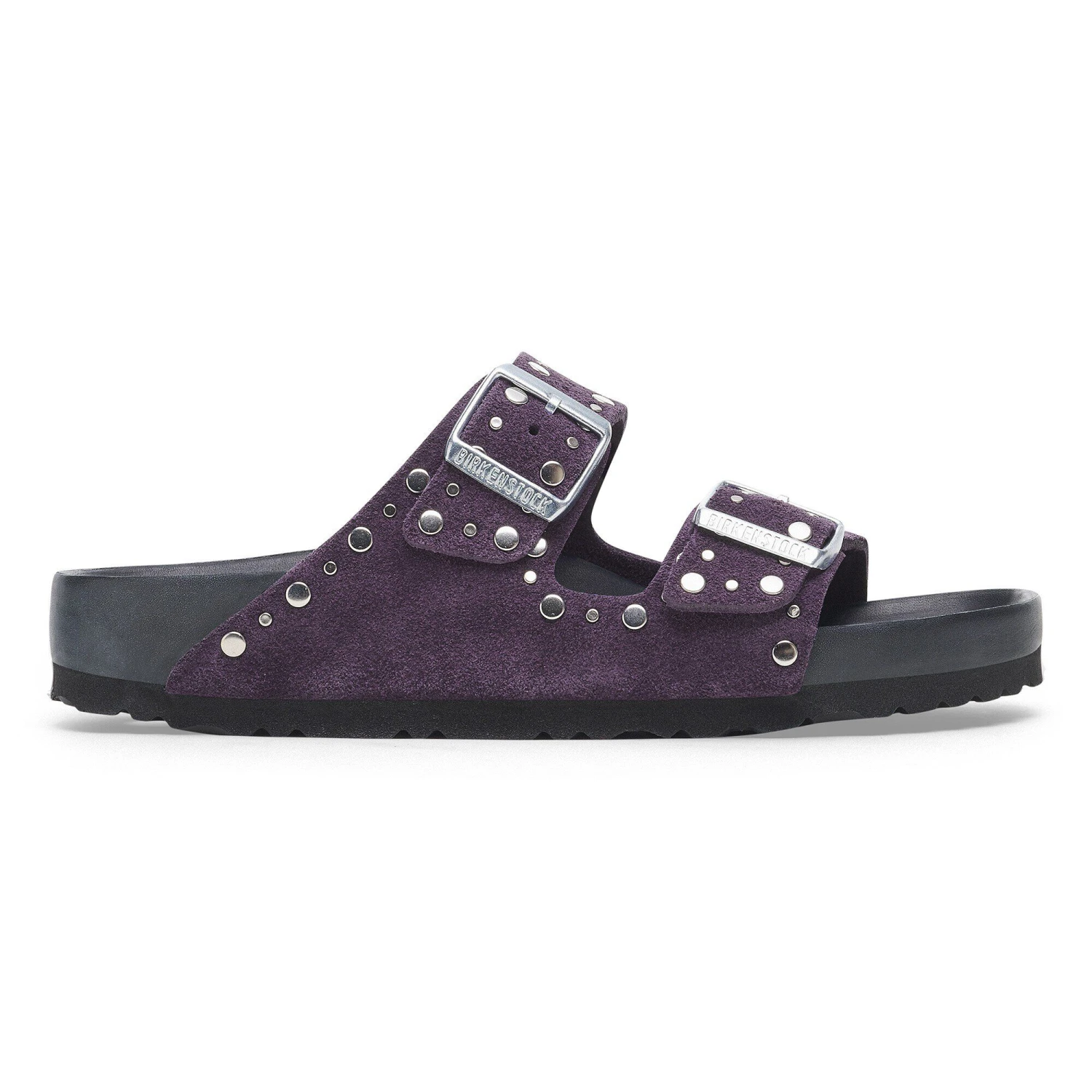 Birkenstock Arizona Rivets Suede Leather Acai 3 Birkenstock Arizona Rivets Suede Leather Acai - Image 3