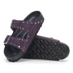 Birkenstock Arizona Rivets Suede Leather Acai 14 Birkenstock Arizona Rivets Suede Leather Acai -Birkenstock Sale Store 1027839 sole