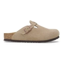 Birkenstock Boston Kids Suede Leather Taupe -Birkenstock Sale Store 1027875 side