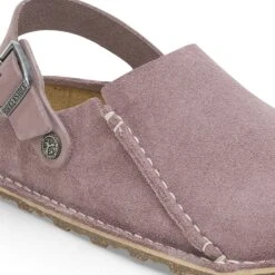 Birkenstock Lutry Premium Suede Suede Leather Faded Purple -Birkenstock Sale Store 1027889 detail 1