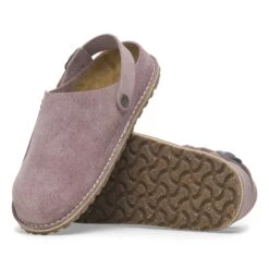 Birkenstock Lutry Premium Suede Suede Leather Faded Purple -Birkenstock Sale Store 1027889 sole