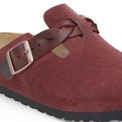 Birkenstock Boston Braided Suede Leather Zinfandel 15 Birkenstock Boston Braided Suede Leather Zinfandel -Birkenstock Sale Store 1027919 detail 1