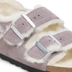 Birkenstock Milano Suede Shearling Suede Leather-Shearling Faded Purple -Birkenstock Sale Store 1027937 detail 1