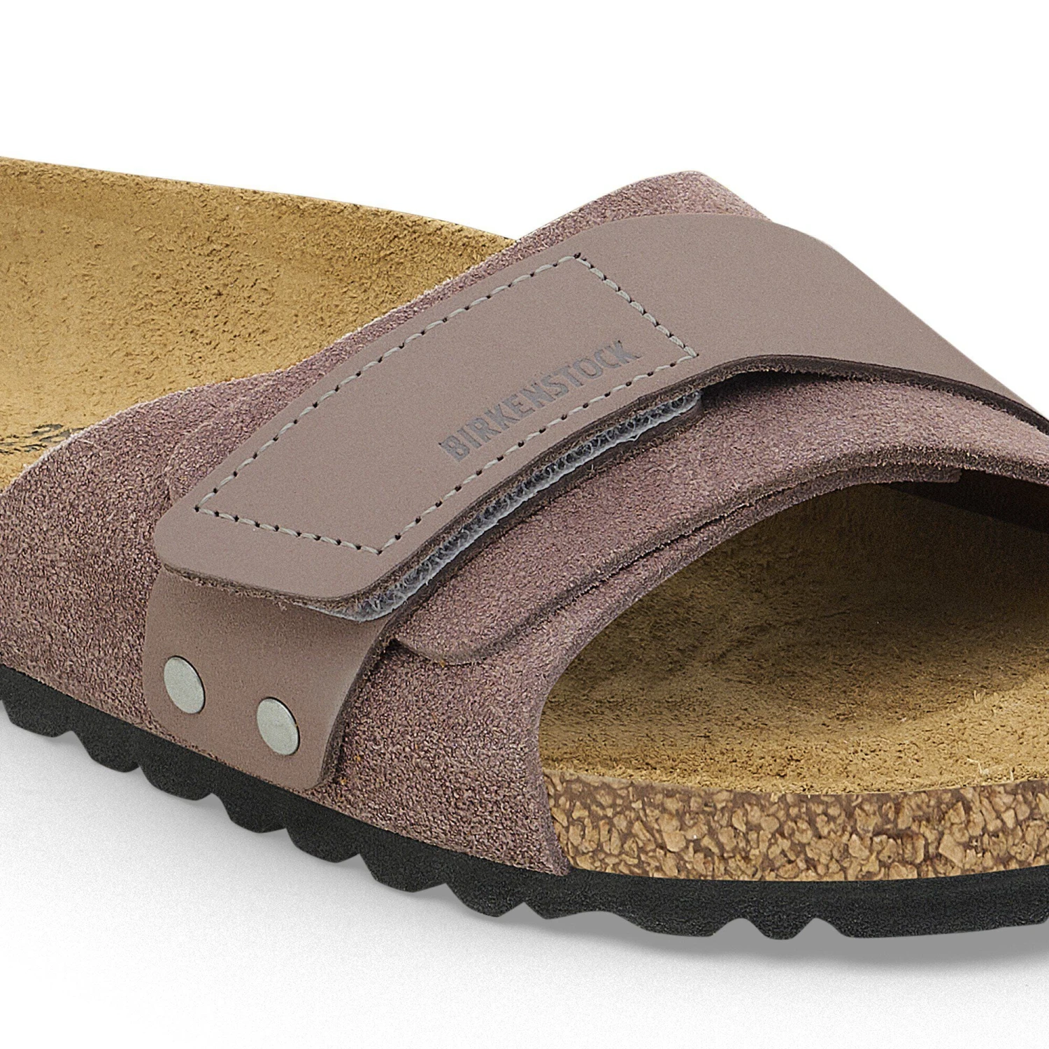 Birkenstock Oita Suede Leather Faded Purple 5 Birkenstock Oita Suede Leather Faded Purple - Image 5