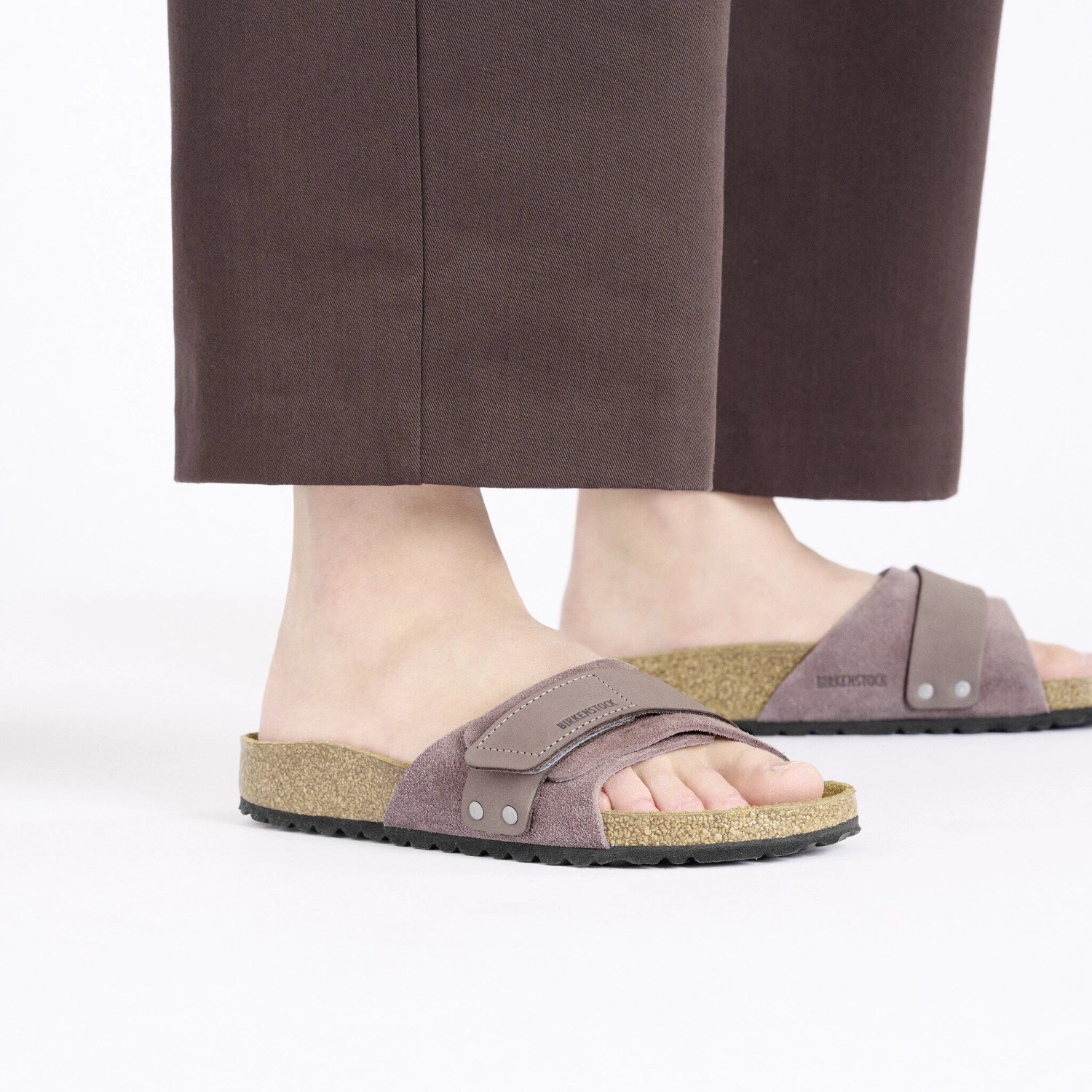 Birkenstock Oita Suede Leather Faded Purple 6 Birkenstock Oita Suede Leather Faded Purple - Image 6