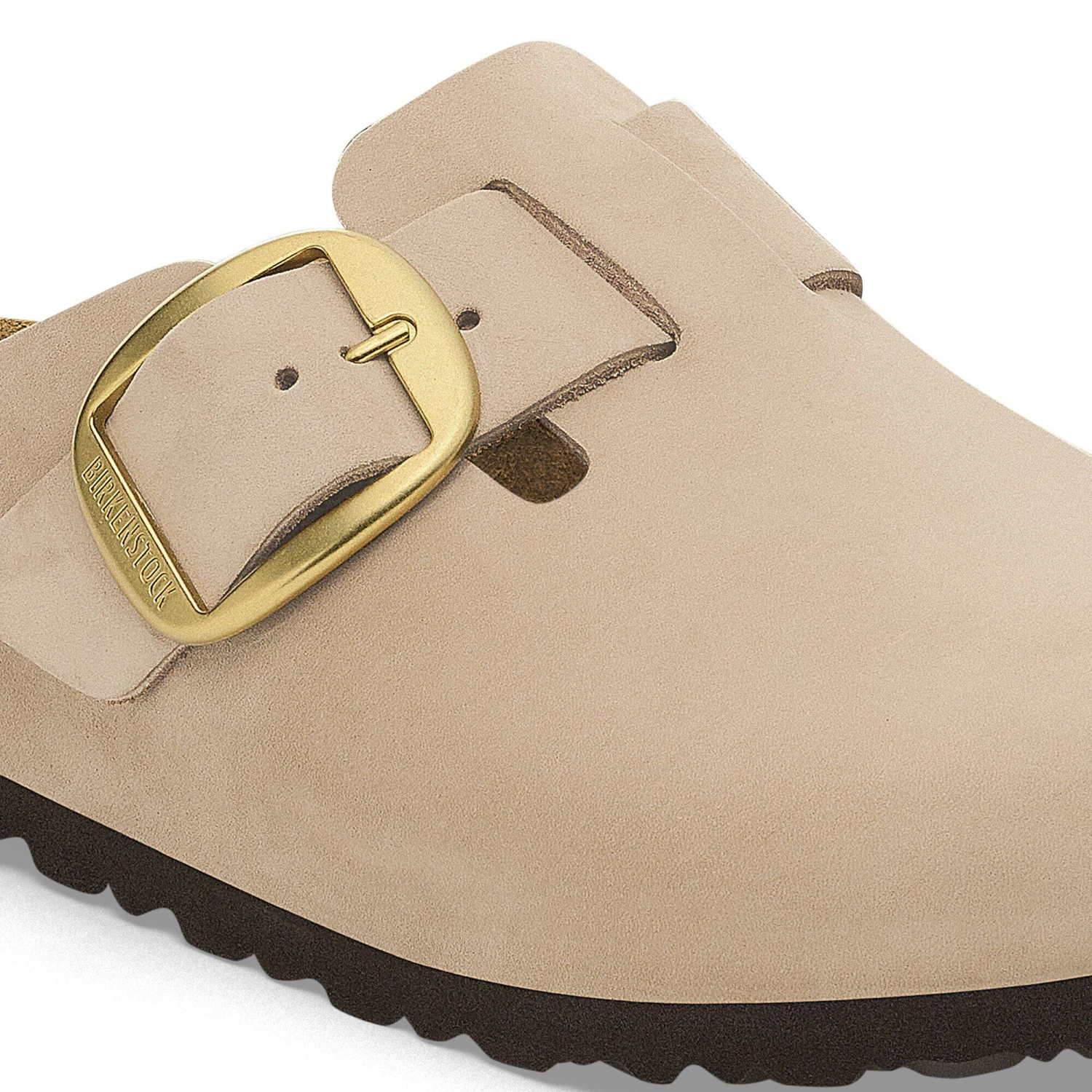 Birkenstock Boston Big Buckle Nubuck Leather Sandcastle 8 Birkenstock Boston Big Buckle Nubuck Leather Sandcastle - Image 8