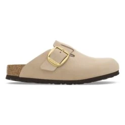Birkenstock Boston Big Buckle Nubuck Leather Sandcastle 10 Birkenstock Boston Big Buckle Nubuck Leather Sandcastle -Birkenstock Sale Store 1028003 side