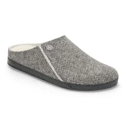 Birkenstock Zermatt Wool Felt Herringbone Gray