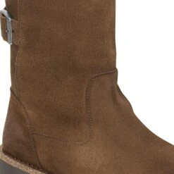 Birkenstock Uppsala Shearling Suede Leather Dark Tea -Birkenstock Sale Store 1028059 detail 1