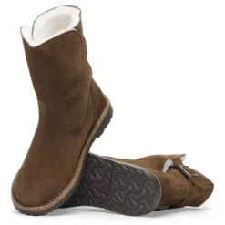 Birkenstock Uppsala Shearling Suede Leather Dark Tea -Birkenstock Sale Store 1028059 sole