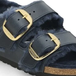 Birkenstock Milano Big Buckle Shearling Oiled Leather Midnight Blue 15 Birkenstock Milano Big Buckle Shearling Oiled Leather Midnight Blue -Birkenstock Sale Store 1028064 detail 1