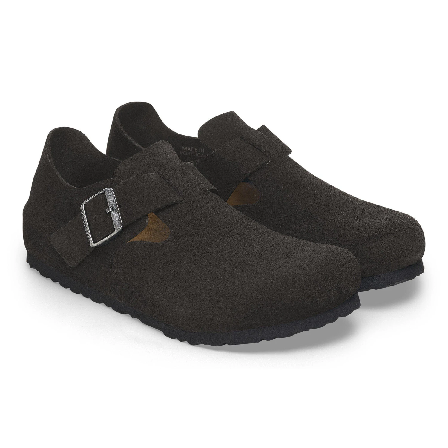 Birkenstock London Suede Leather Black 6 Birkenstock London Suede Leather Black - Image 6