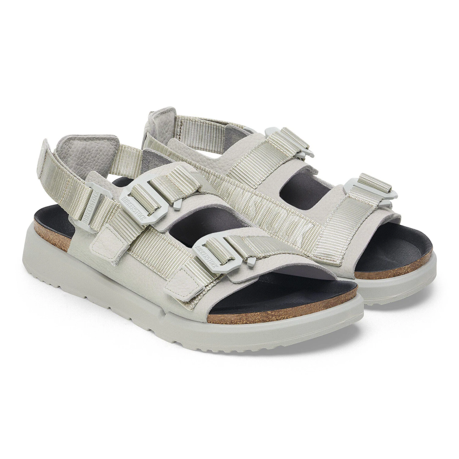 Birkenstock Shinjuku Leather-Textile Mineral Gray 6 Birkenstock Shinjuku Leather-Textile Mineral Gray - Image 6