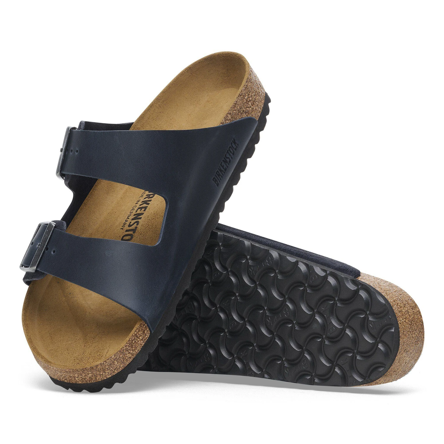 Birkenstock Arizona Mixed Leather Midnight Blue 4 Birkenstock Arizona Mixed Leather Midnight Blue - Image 4